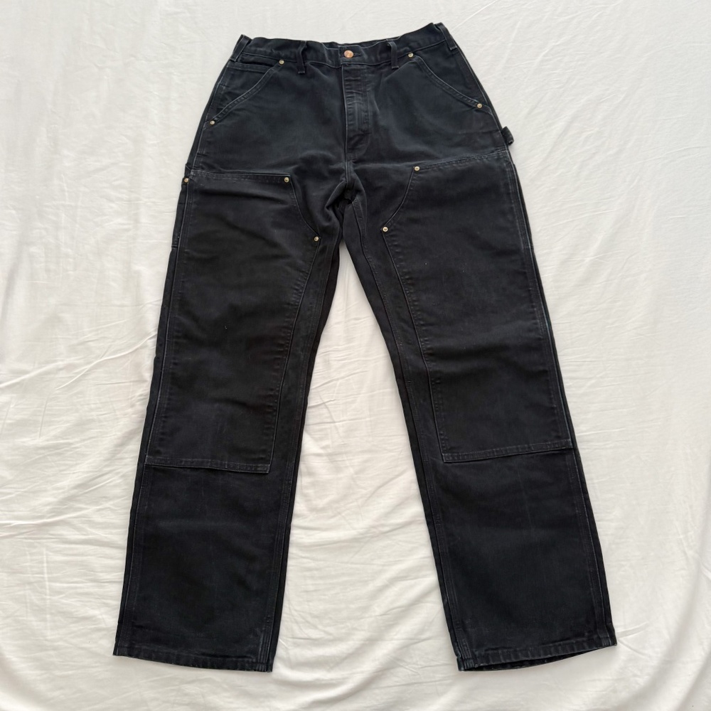 CARHARTT Vintage B01 BLK Double Knee Carpenter Pants